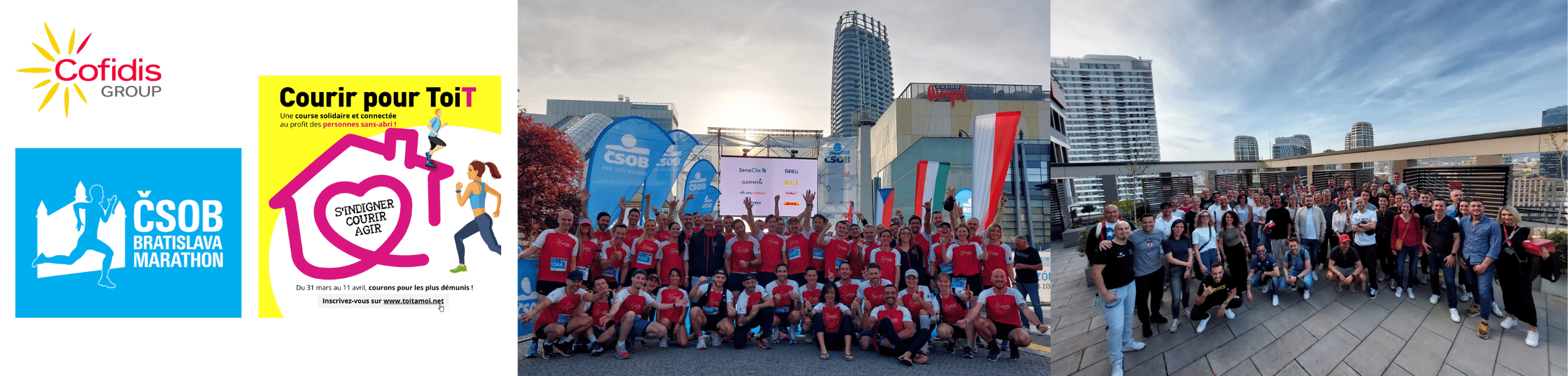 « Courir pour Toit » et le marathon de Bratislava